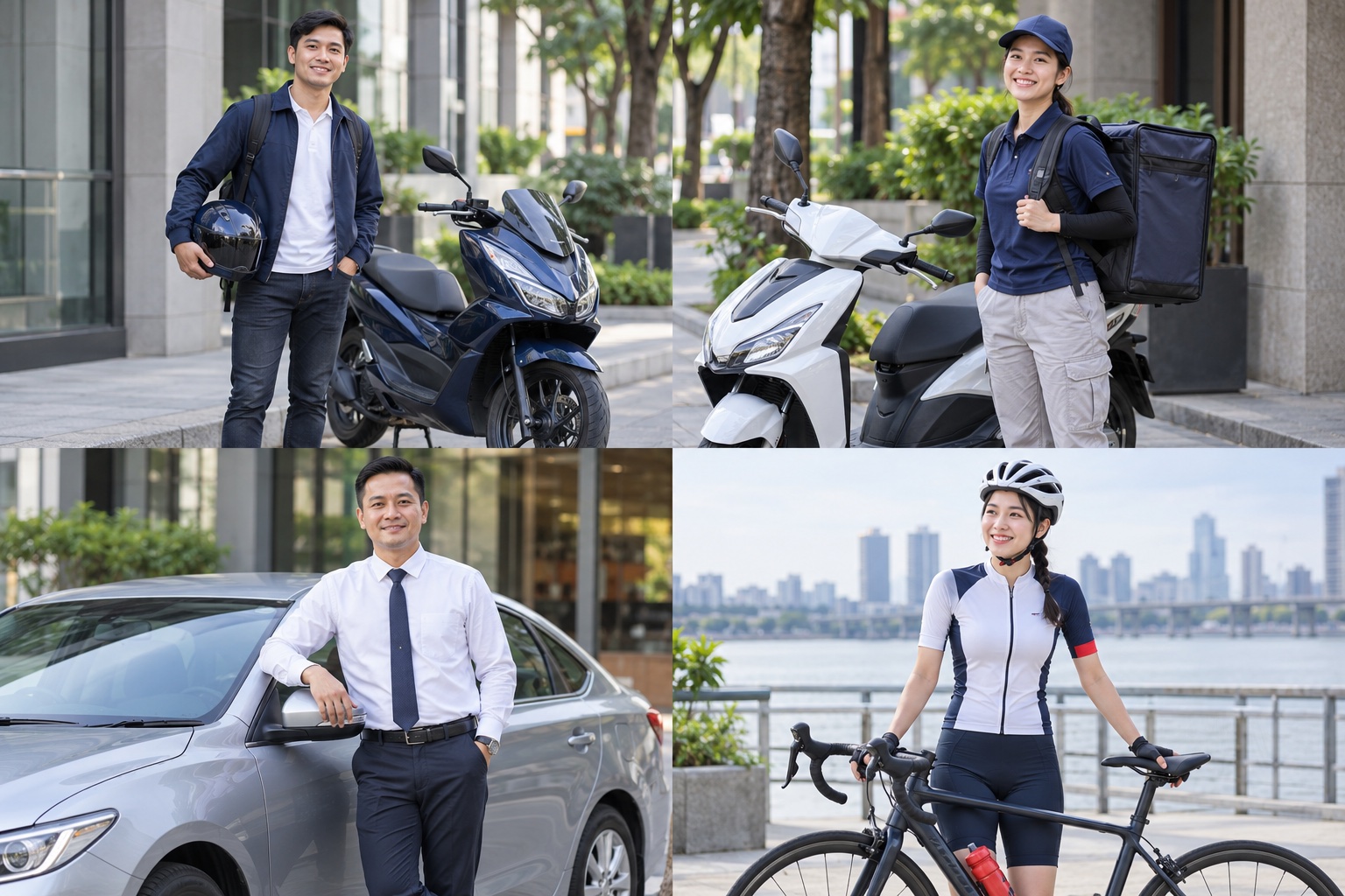 Motorcycle & scooter riders